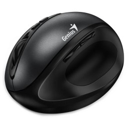 GENIUS Ergo 8300S Black/ vertikální/ 1600 dpi/ bezdrátová/ 7tlačítek/ tichá/ černá