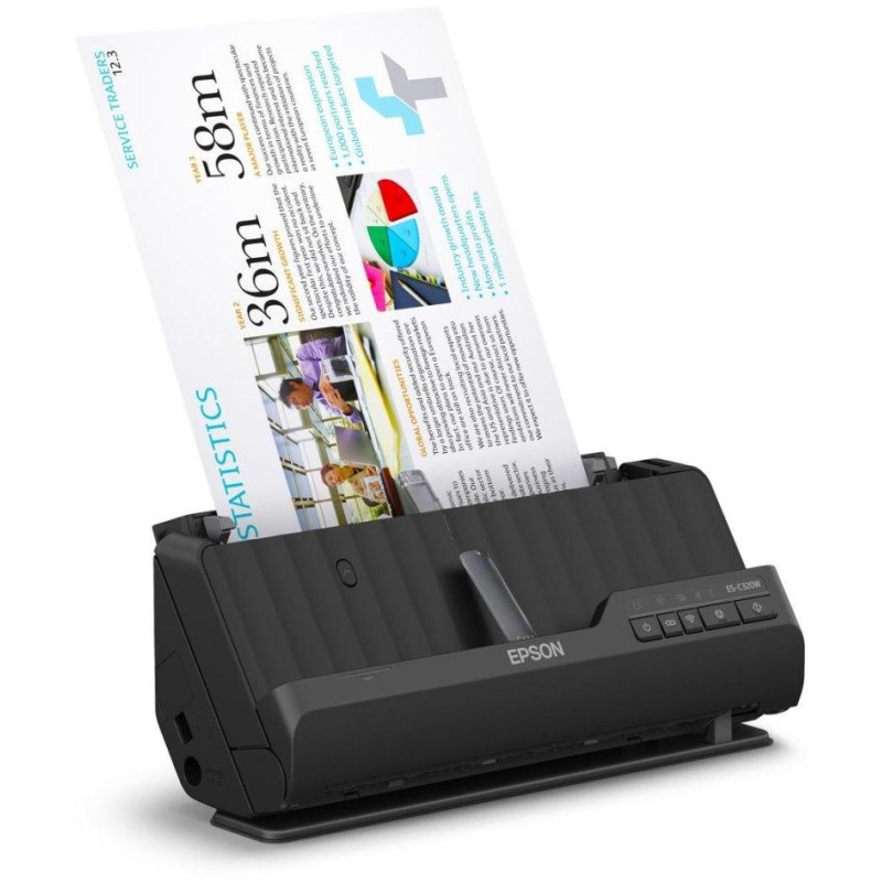 Epson skener WorkForce ES-C320W/ A4/ ADF/ 600dpi/ USB