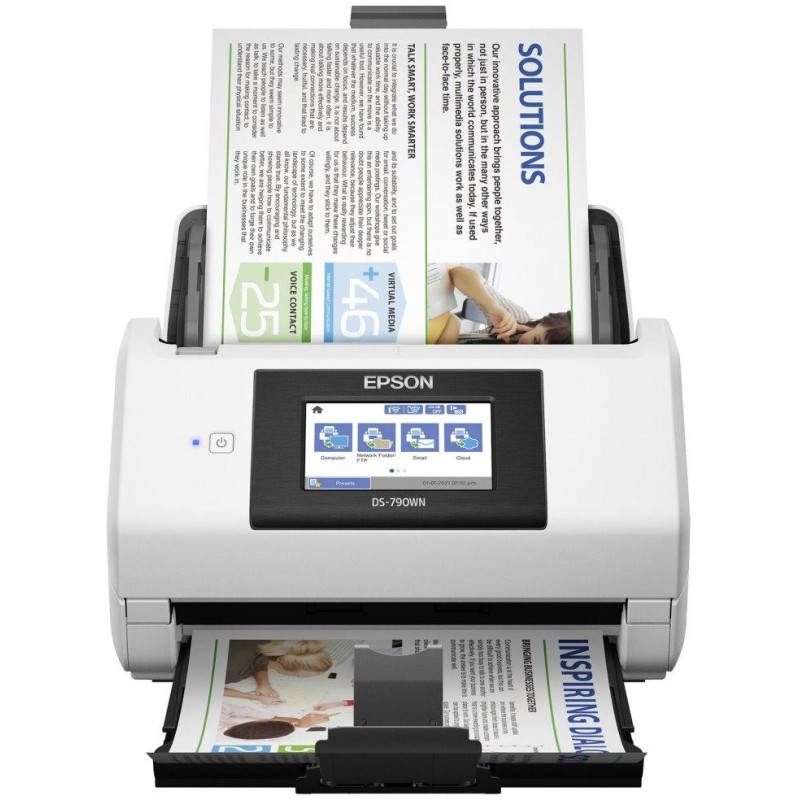 Epson skener WorkForce DS-790WN/ Dokumentový A4/ 600dpi/ ADF/ Wi-Fi