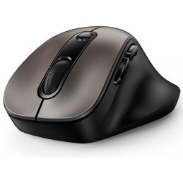 GENIUS Ergo 9000S Champagne Titanium/ duální Bluetooth + 2,4GHz/ 2400 dpi/ bezdrátová/ tichá/ titanová