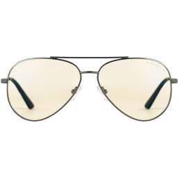 GUNNAR kancelářske/herní brýle MAVERICK GUNMETAL * jantárová skla * BLF 65 *  NATURAL focus