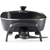NEDIS electric frying pan/ diameter 40 cm/ thick cast aluminum body/ black