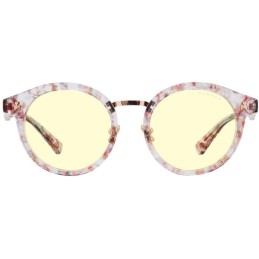 GUNNAR kancelářske/herní brýle FLOWER POWER PRETTY IN PINK * jantárová skla * BLF 65 * GUNNAR focus