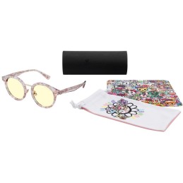 GUNNAR kancelářske/herní brýle FLOWER POWER PRETTY IN PINK * jantárová skla * BLF 65 * GUNNAR focus