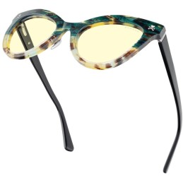 GUNNAR kancelářske/herní brýle SANDY GREEN CACTUS * jantárová skla * BLF 65 * GUNNAR focus