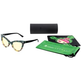 GUNNAR kancelářske/herní brýle SANDY GREEN CACTUS * jantárová skla * BLF 65 * GUNNAR focus