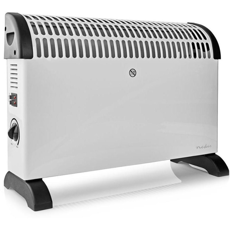 NEDIS konvekční topení/ termostat/ spotřeba 2000 W/ 3 nastavení teploty/ integrované úchyty/ bílé