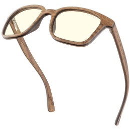 GUNNAR kancelářske/herní brýle GROOT WALNUT * čírá  skla * BLF 35  * GUNNAR focus