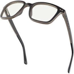 GUNNAR kancelářske/herní brýle MUIR EBONY * čírá PRO skla * BLF20 * GUNNAR focus