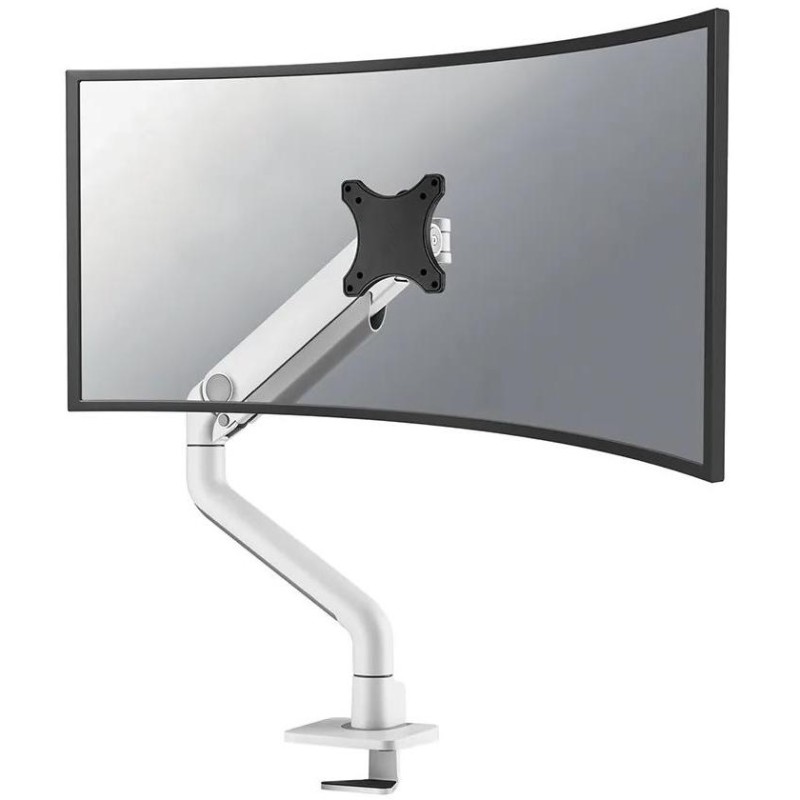 Neomounts DS70S-950WH1/Držák displeje/na stůl/17-49"/svorka+průch./VESA 100X100/nosn.18kg/plyn.píst/1 dis