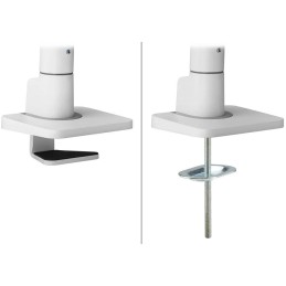 Neomounts DS70S-950WH1/Držák displeje/na stůl/17-49"/svorka+průch./VESA 100X100/nosn.18kg/plyn.píst/1 dis