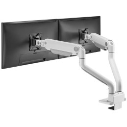 Neomounts DS70S-950WH2/Držák displeje/na stůl/17-35"/svorka+průch./VESA 100X100/nosn.2x18kg/plyn.píst/2 dis