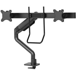 Neomounts DS75S-950BL2/Držák displeje/na stůl/17-27"/svorka+průch./VESA 100X100/nosn.2x8kg/plyn.píst/2 dis