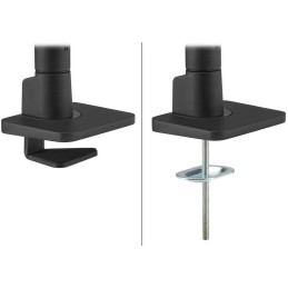 Neomounts DS75S-950BL2/Držák displeje/na stůl/17-27"/svorka+průch./VESA 100X100/nosn.2x8kg/plyn.píst/2 dis