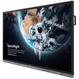 BENQ dotykový panel 65" RM6504/ UHD 4K/8GB I 32GB /provoz 18/7/ HDMI/DP/ USB-C/ Android 13/NFC/40 dotykových bodů