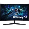 Samsung Odyssey G55C 27" / Zakrzywiony / QHD 2560x1440 / 16:9 / VA / 1ms / 165Hz / Jack/HDMI/DP/VESA