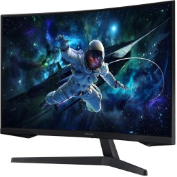 Samsung Odyssey G55C 32" / Prohnutý / QHD 2560x1440 / 16:9 / VA / 1ms / 165Hz / Jack / HDMI / DP / VESA