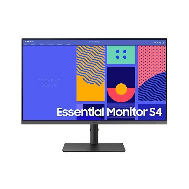Samsung Essential S43GC 27" / FullHD 1920x1080 / 16:9 / IPS / 4ms / 100Hz / VGA/HDMI/DP/USB/PIVOT/VESA