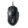 NEDIS Gaming-Maus GMWD510BK / kabelgebunden / optisch / mit Hintergrundbeleuchtung / 7200 dpi / 6 Tasten / USB / schwarz