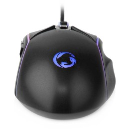 NEDIS herní myš GMWD510BK/ drátová/ optická/ podsvícená/ 7200dpi/ 6tlačítková/ USB/ černá