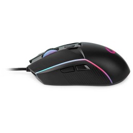 NEDIS herní myš GMWD510BK/ drátová/ optická/ podsvícená/ 7200dpi/ 6tlačítková/ USB/ černá