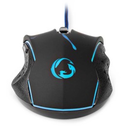 NEDIS herní myš GMWD210BK/ drátová/ optická/ podsvícená/ 3600dpi/ 6tlačítková/ USB/ černá