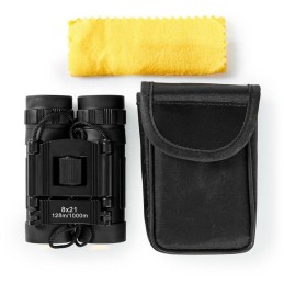 NEDIS dalekohled/ zvětšení 8x/ průměr objektivu 21 mm/ zorné pole 128 m/ včetně přepravní tašky/ černý