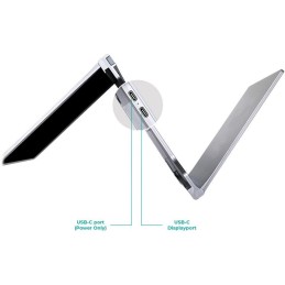 MISURA přenosné LCD monitory 14" 3M1400S1 pro notebooky o rozměru 14" až 18", jednokabelové řešení