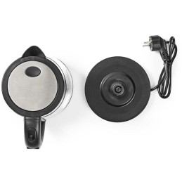 NEDIS rychlovarná konvice KAWK320EGS/ objem 1,7 l/ otáčení o 360°/ spotřeba 2200 W/ sklo/ transparentní