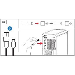 Endorfy mikrofon Solum Voice S / drátový / pop-up filtr / RGB podsvícení / USB-C / černý