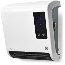 NEDIS koupelnový ohřívač/ spotřeba 2000 W/ nastavitelný termostat/ 2 tepelné režimy/ IP22/ dálkové ovládání/ bílý