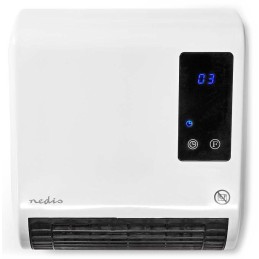 NEDIS koupelnový ohřívač/ spotřeba 2000 W/ nastavitelný termostat/ 2 tepelné režimy/ IP22/ dálkové ovládání/ bílý