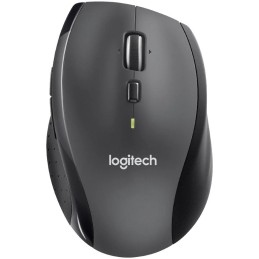 Logitech Marathon M705/ Bezdrátová/ Optická/ 1000dpi/ USB přijímač/ černo-šedá