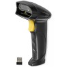 NEDIS čítačka čiarových kódov/ laser/ bezdrôtová/ 1D lineárne/ napájanie z batérie/ napájanie z USB/ USB dongle/ čierna