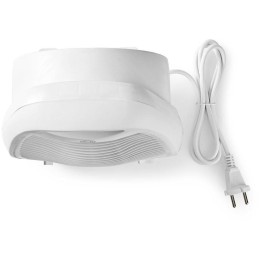 NEDIS horkovzdušný ventilátor/ termostat/ spotřeba 2000 W/ 2 tepelné režimy/ ochrana proti převrácení/ bílý