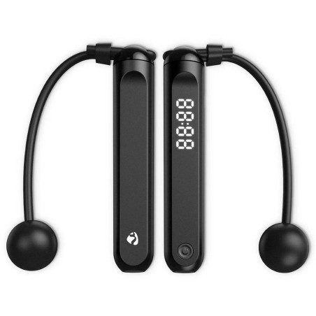 NEDIS chytré švihadlo/ venkovní i vnitřní využití/ BT/ LED Displej/ bezdrátové koule/ taška se stahovací šňůrkou/ 3 m