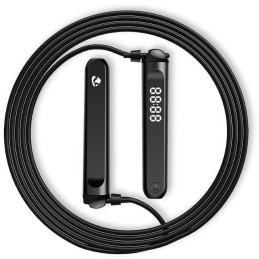 NEDIS chytré švihadlo/ venkovní i vnitřní využití/ BT/ LED Displej/ bezdrátové koule/ taška se stahovací šňůrkou/ 3 m