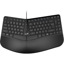 GENIUS Ergo KB-700/ Drátová/ Copilot/ ergonomická/ předložka/ USB/ CZ+SK layout
