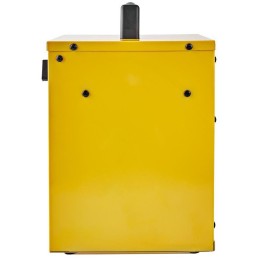 NEDIS průmyslový horkovzdušný ventilátor/ termostat/ spotřeba 2000 W/ 2 nastavení teploty/ IP24/ integ. úchyty/ žlutý