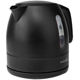 NEDIS rychlovarná konvice KAWK300EBK/ objem 1 l/ otáčení o 360°/ skryté topné těleso/ spotřeba 2150 W/ plast/ černá