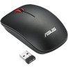 ASUS WT300/ Cestovné/ Optická/ 1 600DPI/ Bezdrôtová USB/ Čierna-červená