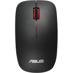 ASUS WT300/ Cestovní/ Optická/ 1 600DPI/ Bezdrátová USB/ Černá-červená