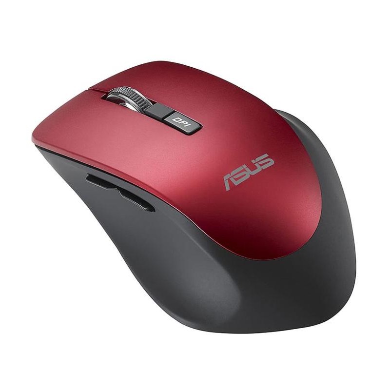 ASUS WT425/ Ergonomická/ Optická/ Bezdrátová USB/ Červená