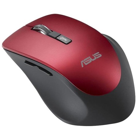 ASUS WT425/ Ergonomická/ Optická/ Bezdrátová USB/ Červená