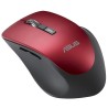 ASUS WT425/ Ergonomisch/ Optisch/ Kabellos USB/ Rot