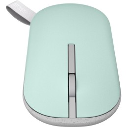 ASUS MD100/ Cestovní/ Optická/ 1 600DPI/ Bezdrátová USB + Bluetooth/ Zelená
