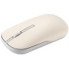 ASUS MD100/ Cestovné/ Optická/ 1 600DPI/ Bezdrôtová USB + Bluetooth/ Béžová