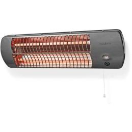 NEDIS koupelnový ohřívač/ spotřeba 1200 W/ nastavitelný termostat/ 2 tepelné Rrežimy/ X4/ šedý