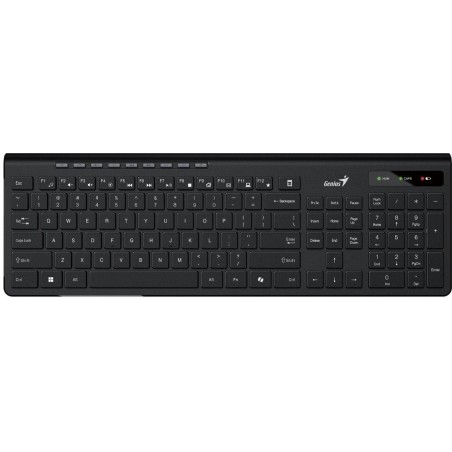 GENIUS Slimstar 7230/ bezdrátová 2,4GHz/ Copilot/ mini receiver/ USB/ černá/ CZ+SK layout