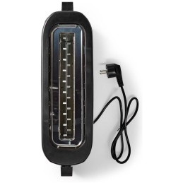 NEDIS topinkovač/ spotřeba 1000 W/ 1 slot/ 6 úrovní zhnědnutí/ funkce rozmrazování/ stojan/ řada nerez/ hliník